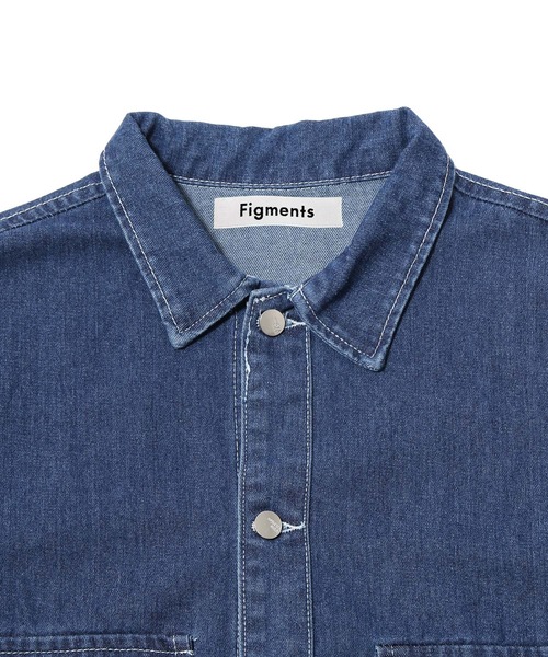 Figments（フィグメンツ）の「オーバーデニムカバーオール（カバーオール・レディース・インディゴブルー・FREE）」の6枚目の写真