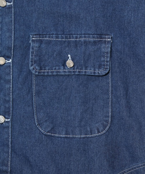 Figments（フィグメンツ）の「オーバーデニムカバーオール（カバーオール・レディース・インディゴブルー・FREE）」の7枚目の写真
