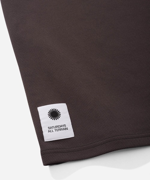 Saturdays NYC（サタデーズ ニューヨークシティ ）の「All Terrain Lightweight SS Top（Tシャツ/カットソー・メンズ・ブラック/ミント・L/M/S/XL）」の4枚目の写真