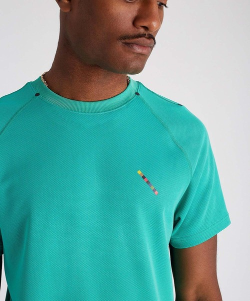 Saturdays NYC（サタデーズ ニューヨークシティ ）の「All Terrain Lightweight SS Top（Tシャツ/カットソー・メンズ・ブラック/ミント・L/M/S/XL）」の3枚目の写真