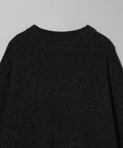 JEANASIS（ジーナシス）の「ミドルゲージラメモールミニ2ピース/181753（スカート・レディース・ブラック/グリーン・FREE）」の4枚目の写真