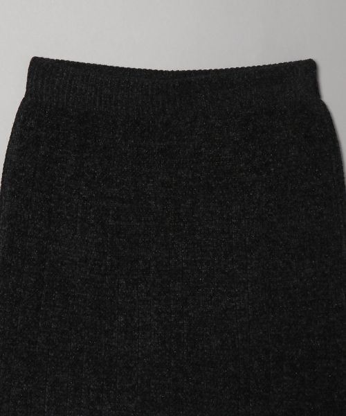 JEANASIS（ジーナシス）の「ミドルゲージラメモールミニ2ピース/181753（スカート・レディース・ブラック/グリーン・FREE）」の8枚目の写真