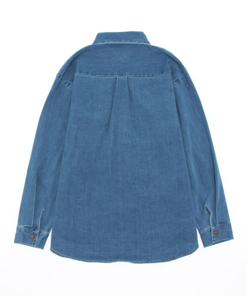 RANDEBOO（ランデブー）の「Street denim shirt（シャツ/ブラウス・レディース・ブルー・FREE）」の2枚目の写真