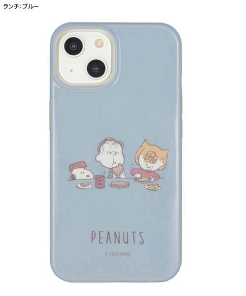 SNOOPY×OLD BETTY'S（スヌーピーカケルオールドベティーズ）の「SNG698 iPhone14/13 対応ソフトケース SNOOPY ピーナッツ（スマホケース/カバー・レディース・ブルー/グレー/ピンク・FREE）」の3枚目の写真