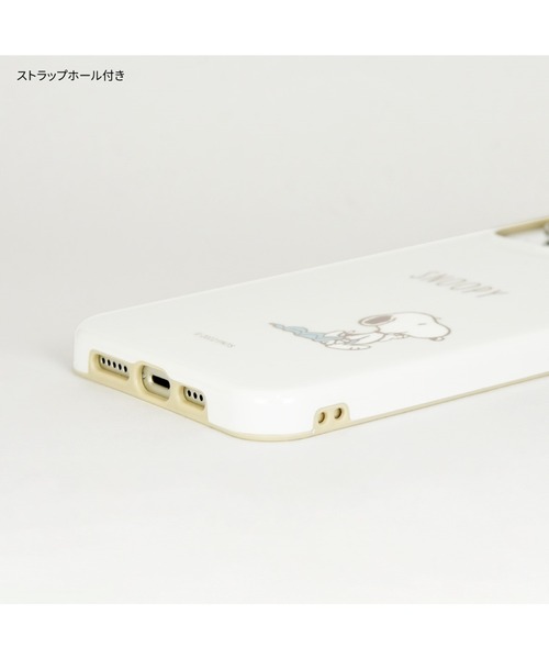 SNOOPY×OLD BETTY'S（スヌーピーカケルオールドベティーズ）の「SNG698 iPhone14/13 対応ソフトケース SNOOPY ピーナッツ（スマホケース/カバー・レディース・ブルー/グレー/ピンク・FREE）」の4枚目の写真