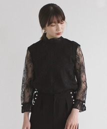 kaene | レースボウタイブラウス(シャツ/ブラウス)