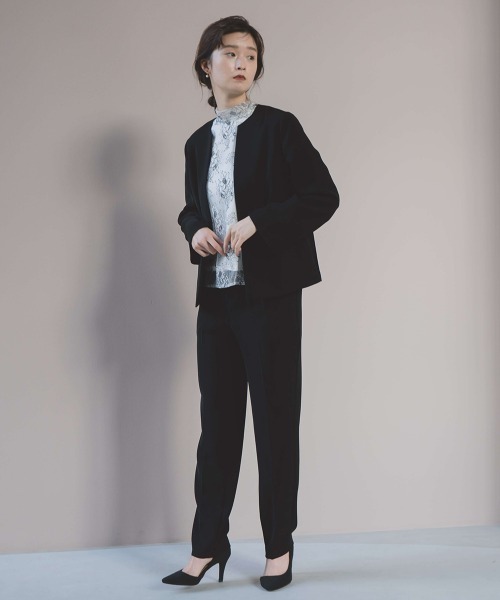 kaene（カエン）の「レースボウタイブラウス（シャツ/ブラウス・レディース・グレー/ホワイト/ブラック・FREE）」の8枚目の写真