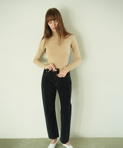 CLANE（クラネ）の「THUMB DENIM PANTS（デニムパンツ・レディース・ブルー/ブラック/ブルー系その他・2/0/1）」の4枚目の写真