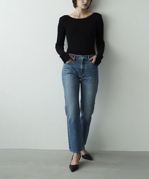 THUMB DENIM PANTS（デニムパンツ）｜CLANE（クラネ）のファッション