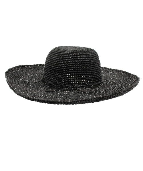 ROSE BUD（ローズバッド）の「(LE VOYAGE EN PANIER)AM 251 LUREX LG/CHOCHE HAT（ハット・レディース・ブラック/ナチュラル・ONE SIZE）」の6枚目の写真