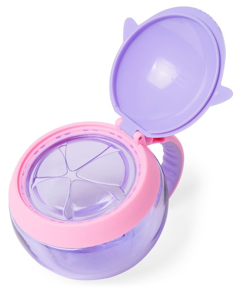 SKIP HOP（スキップホップ）の「アニマル･スナックカップ/イッカクのノヴァ（マグ/哺乳瓶/お食事グッズ・キッズ・パープル・ONE SIZE）」の4枚目の写真