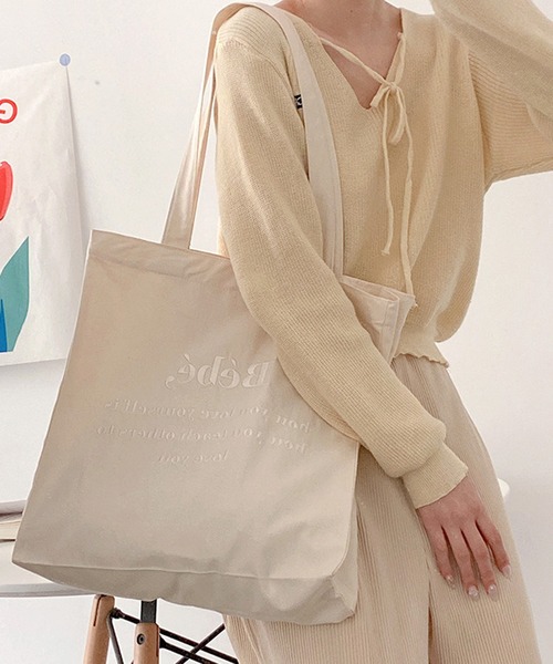 ロゴキャンバストートバッグ（トートバッグ）｜non-hedge（ノンヘッジ