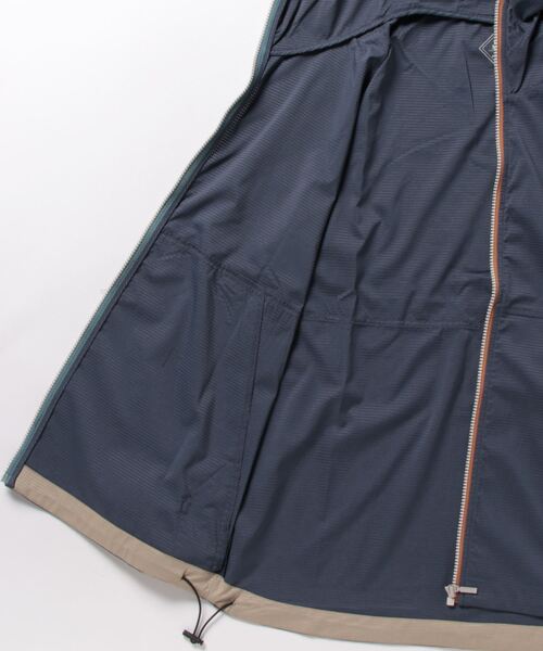 KRIFF MAYER Lady's Collection（クリフメイヤーレディースコレクション）の「さらさらエアーフードJK（ナイロンジャケット・レディース・チャコール/その他5/ネイビー/ベージュ/ライトグリーン/オレンジ/カラフル・MEDIUM/LARGE）」の8枚目の写真