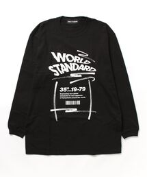 WORLD STANDARD（ワールドスタンダード）の「WORLD STANDARD/ワールドスタンダード ロゴプリント 長袖Tシャツ WSLT-003（Tシャツ/カットソー）」
