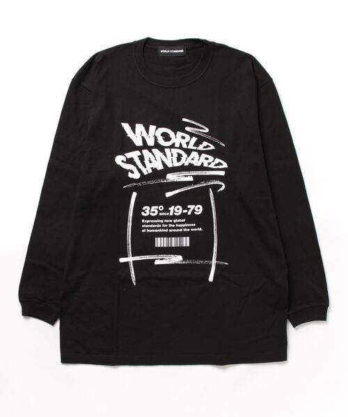WORLD STANDARD/ワールドスタンダード ロゴプリント 長袖Tシャツ WSLT-003（Tシャツ/カットソー）｜WORLD STANDARD（ワールドスタンダード）
