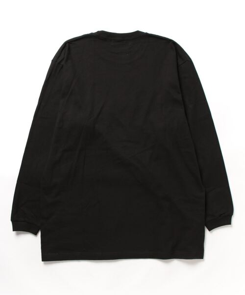 WORLD STANDARD(ワールドスタンダード)の「WORLD STANDARD/ワールドスタンダード ロゴプリント 長袖Tシャツ WSLT-003(Tシャツ/カットソー・メンズ・ブラック/ホワイト・L/M/XL)」の3枚目の写真