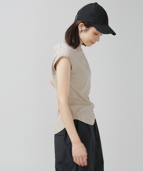 AntiSoaked汗染み防止リブノースリーブTシャツ