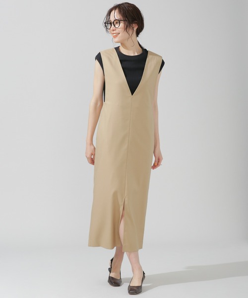 AntiSoaked汗染み防止リブノースリーブTシャツ