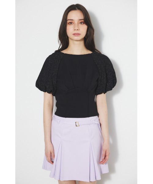 rienda - rienda BACKシャーリングボリュームSLVTOP ドット 新品 FALL＆WINTER 2024 vol.1｜バロックジャパンリミテッド 公式通販