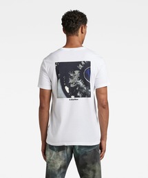 BACK PHOTO PRINT T-SHIRT/フォトT/ロゴT/バックプリント