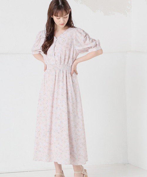 ワンピース Honeys（ハニーズ）の「Ⅴネックワンピース（ワンピース）」 - WEAR