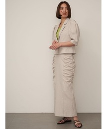 FRAY I.D（フレイアイディー）の「ハイウエストギャザーミドル