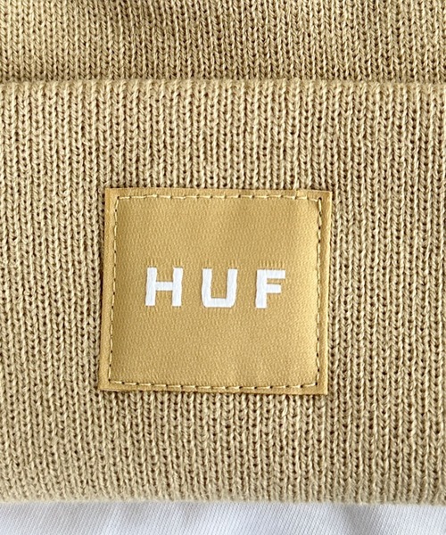 【セール】HUF(ハフ)/ボックスロゴ ワンポイント ビーニー ニット帽/HUF SET BOX BEANIE（ニットキャップ/ビーニー）｜HUF（ハフ）