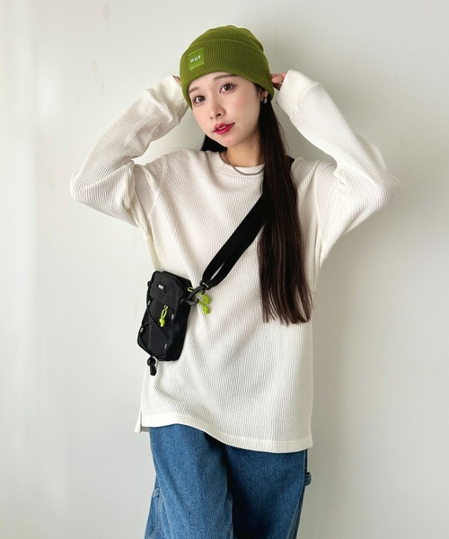 【セール】HUF(ハフ)/ボックスロゴ ワンポイント ビーニー ニット帽/HUF SET BOX BEANIE（ニットキャップ/ビーニー）｜HUF（ハフ）