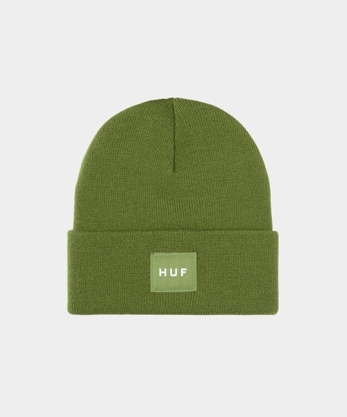 【セール】HUF(ハフ)/ボックスロゴ ワンポイント ビーニー ニット帽/HUF SET BOX BEANIE（ニットキャップ/ビーニー）｜HUF（ハフ）