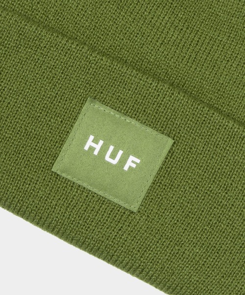 【セール】HUF(ハフ)/ボックスロゴ ワンポイント ビーニー ニット帽/HUF SET BOX BEANIE（ニットキャップ/ビーニー）｜HUF（ハフ）