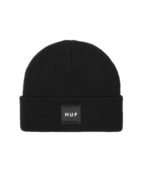 【セール】HUF(ハフ)/ボックスロゴ ワンポイント ビーニー ニット帽/HUF SET BOX BEANIE（ニットキャップ/ビーニー）｜HUF（ハフ）