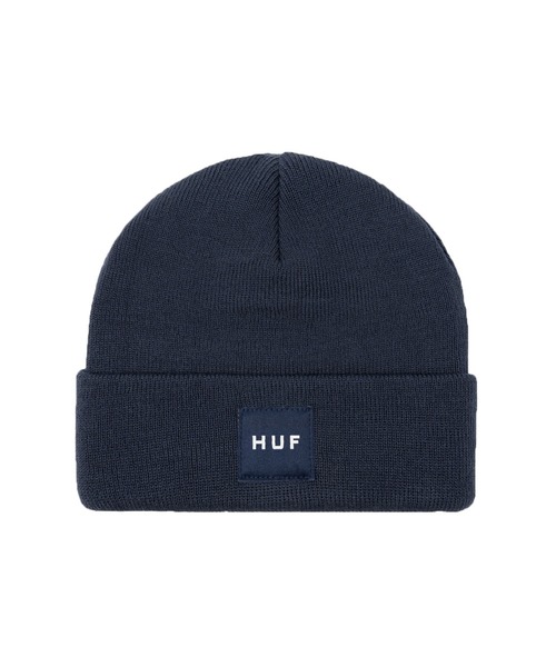 【セール】HUF(ハフ)/ボックスロゴ ワンポイント ビーニー ニット帽/HUF SET BOX BEANIE（ニットキャップ/ビーニー）｜HUF（ハフ）