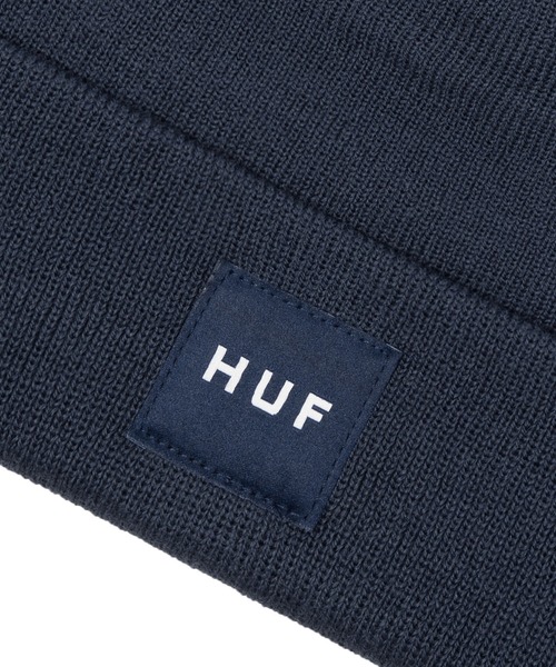 【セール】HUF(ハフ)/ボックスロゴ ワンポイント ビーニー ニット帽/HUF SET BOX BEANIE（ニットキャップ/ビーニー）｜HUF（ハフ）