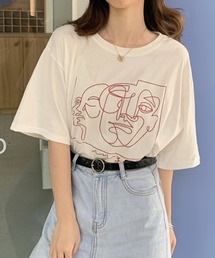 アートプリントTシャツ