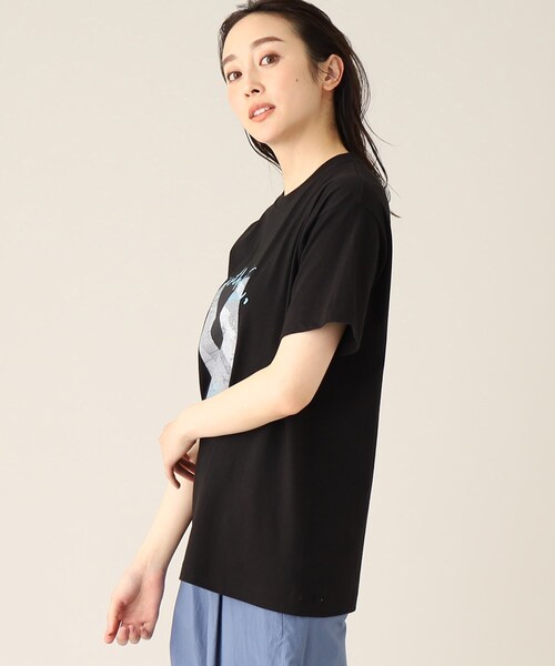 UNTITLED(アンタイトル)の「【WORLD for the World】モノクロフォト&カラーロゴTシャツ(Tシャツ/カットソー・レディース・アイボリー/ブラック・04/00/02)」の12枚目の写真