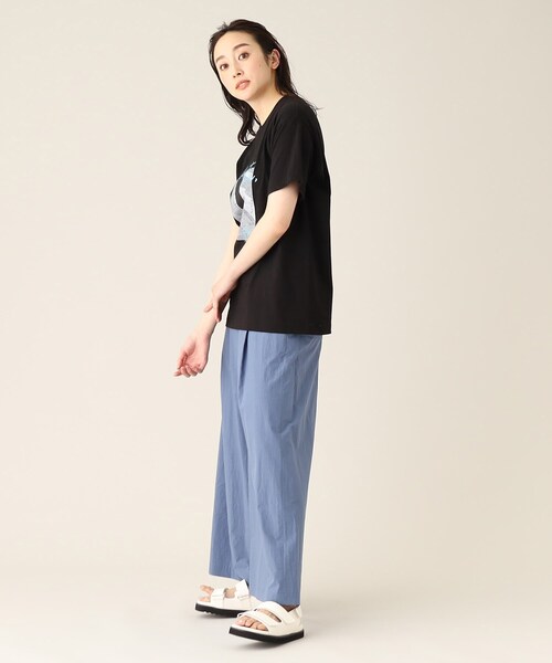 UNTITLED(アンタイトル)の「【WORLD for the World】モノクロフォト&カラーロゴTシャツ(Tシャツ/カットソー・レディース・アイボリー/ブラック・04/00/02)」の16枚目の写真