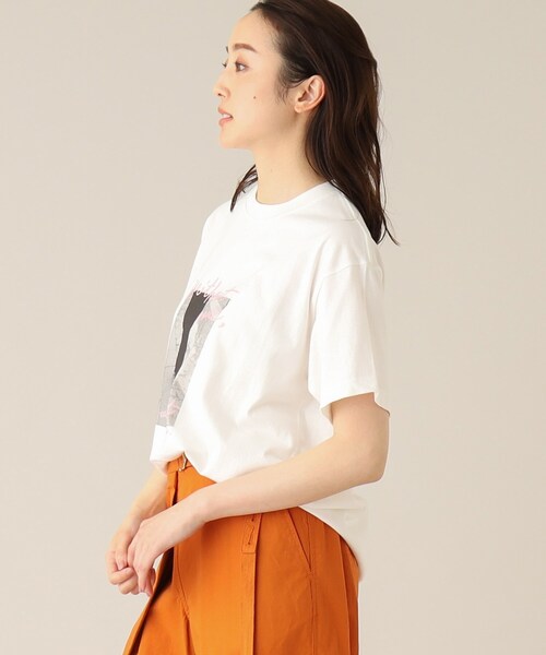 UNTITLED(アンタイトル)の「【WORLD for the World】モノクロフォト&カラーロゴTシャツ(Tシャツ/カットソー・レディース・アイボリー/ブラック・04/00/02)」の20枚目の写真