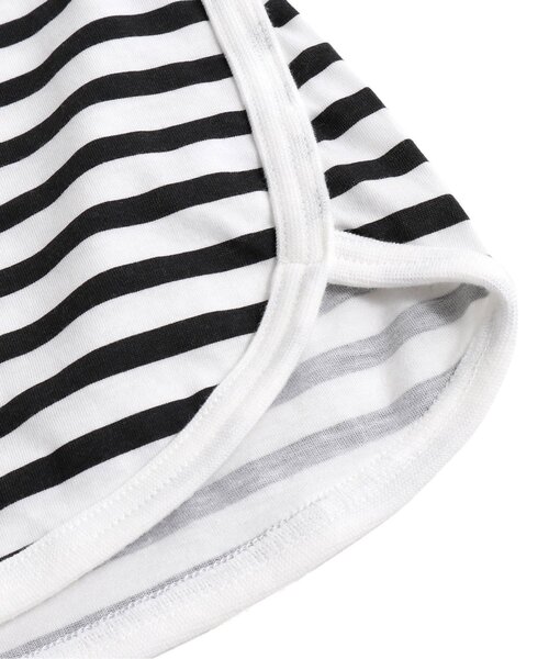 Ampersand(アンパサンド)の「ひんやりゆったりシンプルTシャツ(Tシャツ/カットソー・キッズ・ミント/オレンジ/イエロー/レッド/オフホワイト/ブラック/サックスブルー・80/90/95/100/110/120/130/140)」の9枚目の写真