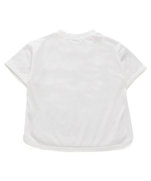 Ampersand(アンパサンド)の「ひんやりゆったりシンプルTシャツ(Tシャツ/カットソー・キッズ・ミント/オレンジ/イエロー/レッド/オフホワイト/ブラック/サックスブルー・80/90/95/100/110/120/130/140)」の8枚目の写真