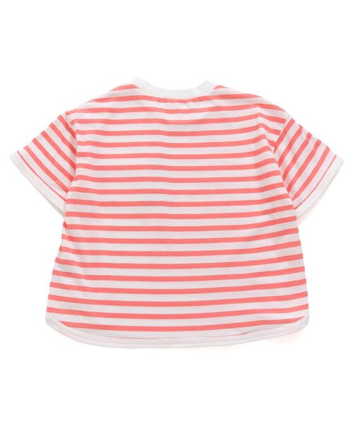 Ampersand(アンパサンド)の「ひんやりゆったりシンプルTシャツ(Tシャツ/カットソー・キッズ・ミント/オレンジ/イエロー/レッド/オフホワイト/ブラック/サックスブルー・80/90/95/100/110/120/130/140)」の14枚目の写真