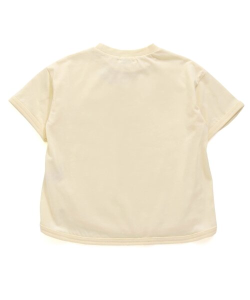 Ampersand(アンパサンド)の「ひんやりゆったりシンプルTシャツ(Tシャツ/カットソー・キッズ・ミント/オレンジ/イエロー/レッド/オフホワイト/ブラック/サックスブルー・80/90/95/100/110/120/130/140)」の12枚目の写真