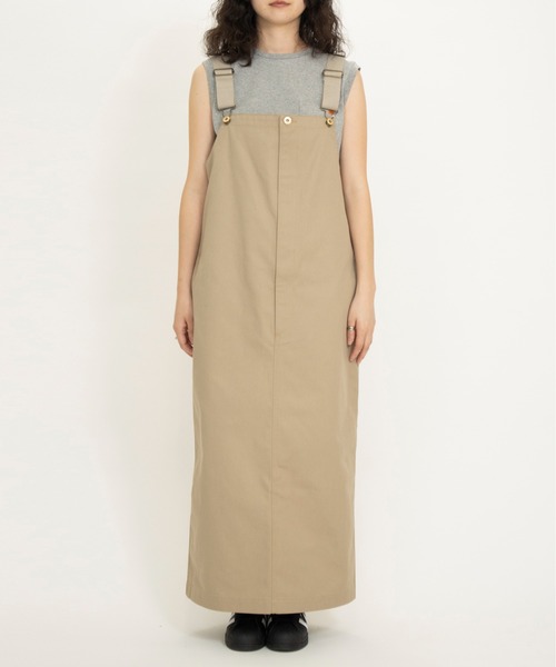 UNIVERSAL OVERALL（ユニバーサルオーバーオール）の「ジャンパースカート / ジャンスカ / T/C JUMPER SKIRT（ジャンパースカート・レディース・ブラック/ベージュ/ネイビー・F）」の11枚目の写真