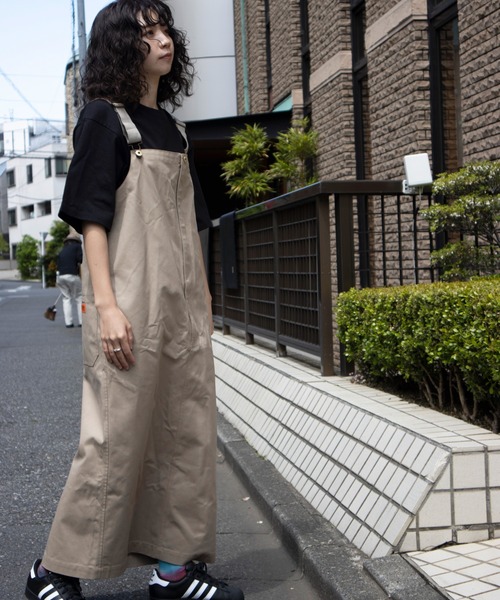 UNIVERSAL OVERALL（ユニバーサルオーバーオール）の「ジャンパースカート / ジャンスカ / T/C JUMPER SKIRT（ジャンパースカート・レディース・ブラック/ベージュ/ネイビー・F）」の9枚目の写真