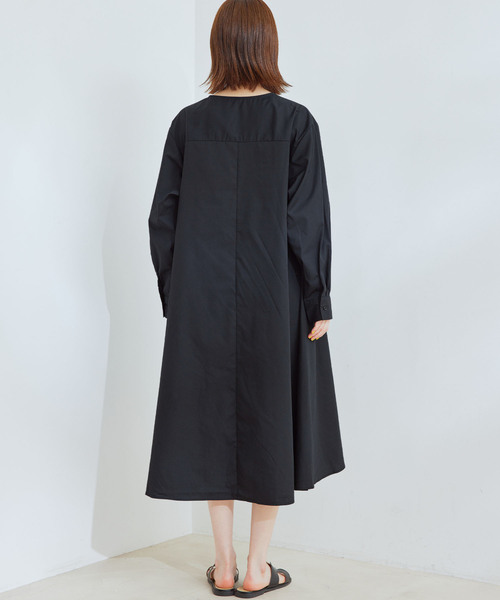 Jayro(ジャイロ)の「TCブロードスキッパーワンピース(ワンピース・レディース・ブラック/ブルー/ライトグリーン・M)」の12枚目の写真