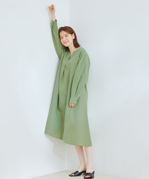 Jayro(ジャイロ)の「TCブロードスキッパーワンピース(ワンピース・レディース・ブラック/ブルー/ライトグリーン・M)」の21枚目の写真
