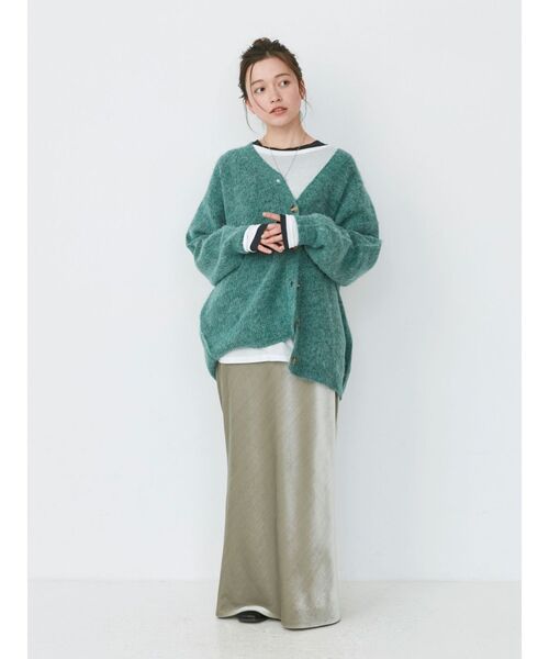 Ungrid（アングリッド）の「フィットベロアスカート（スカート・レディース・ブラック/ヘザーグレー・SMALL/MEDIUM）」の13枚目の写真