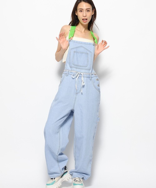 FOREVER 21（フォーエバー トゥエンティーワン）の「デニムオーバーオール（サロペット/オーバーオール・レディース・ブルー/ライトブルー・SMALL/MEDIUM）」の12枚目の写真
