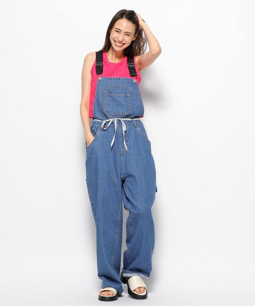 FOREVER 21（フォーエバー トゥエンティーワン）の「デニムオーバーオール（サロペット/オーバーオール・レディース・ブルー/ライトブルー・SMALL/MEDIUM）」の15枚目の写真