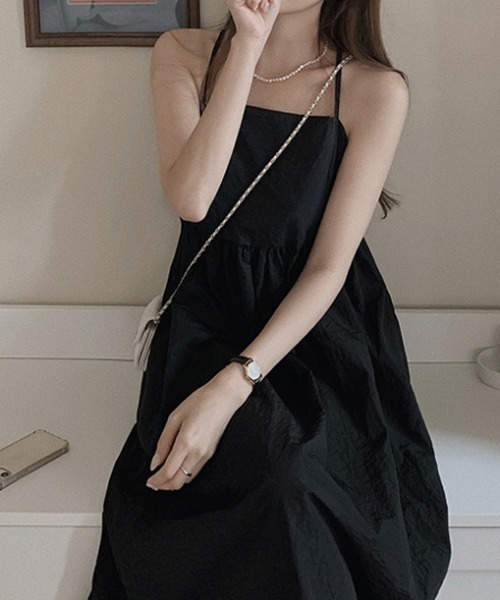 a lot of love（ア ロット オブ ラブ）の「キャミソール・サマーワンピース（ワンピース・レディース・ホワイト/ブラック・S/M）」の2枚目の写真