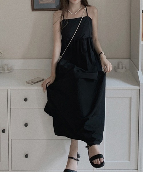 a lot of love（ア ロット オブ ラブ）の「キャミソール・サマーワンピース（ワンピース・レディース・ホワイト/ブラック・S/M）」の19枚目の写真